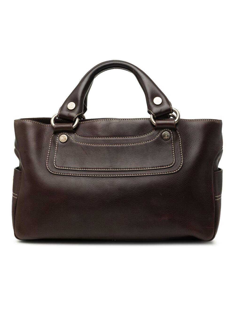 Celine Leather Boogie Handbag Pre-Loved #343716C44B
